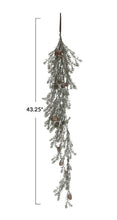 Load image into Gallery viewer, Faux Pine w/ Pinecones, Frost Finish, Green