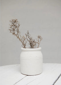 Distressed Coarse Terracotta Crock