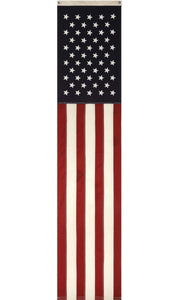 Vertical Flag Wall Décor.                20" L × 96" H