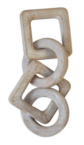 Carved Sandstone Chain Décor
