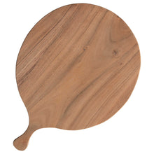 Load image into Gallery viewer, Acacia Wood Cheese/Cutting Board w/ Handle (13-3/4&quot;L x 9-3/4&quot;W)
