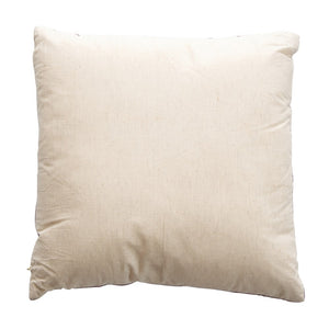 20" Square Cotton Velvet Pillow, Lavender Color